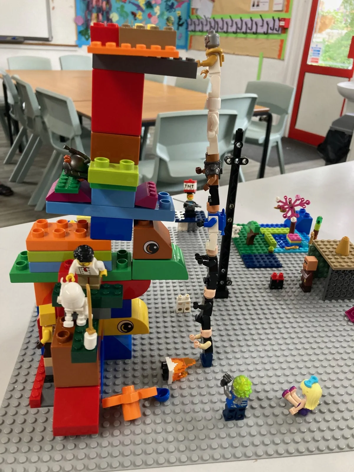 Rando City, the completed LEGO® model built by Year 5 to represent an inclusive playground